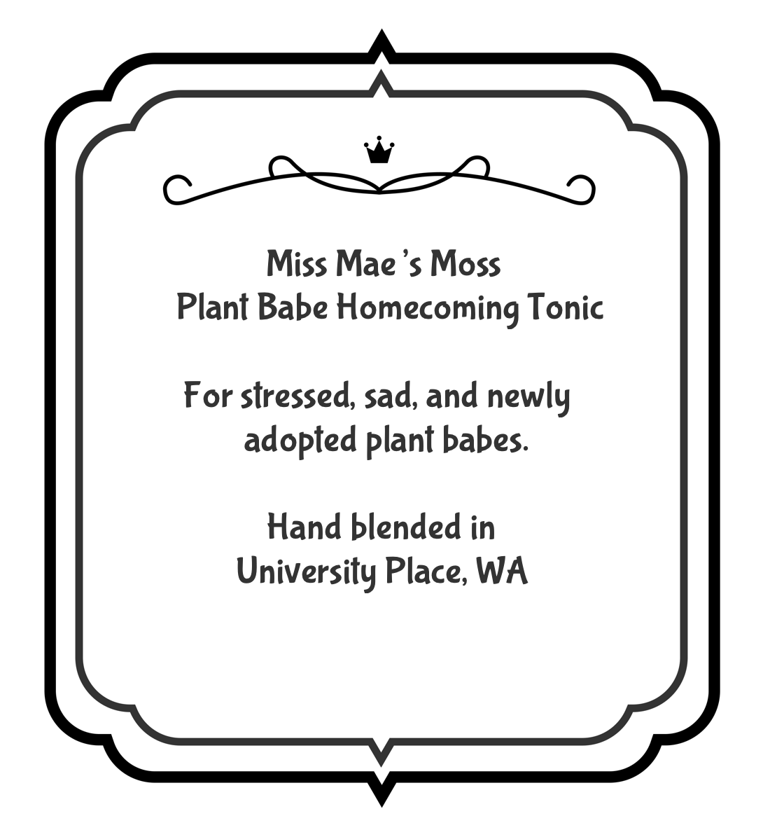 Plant Babe Homecoming Tonic