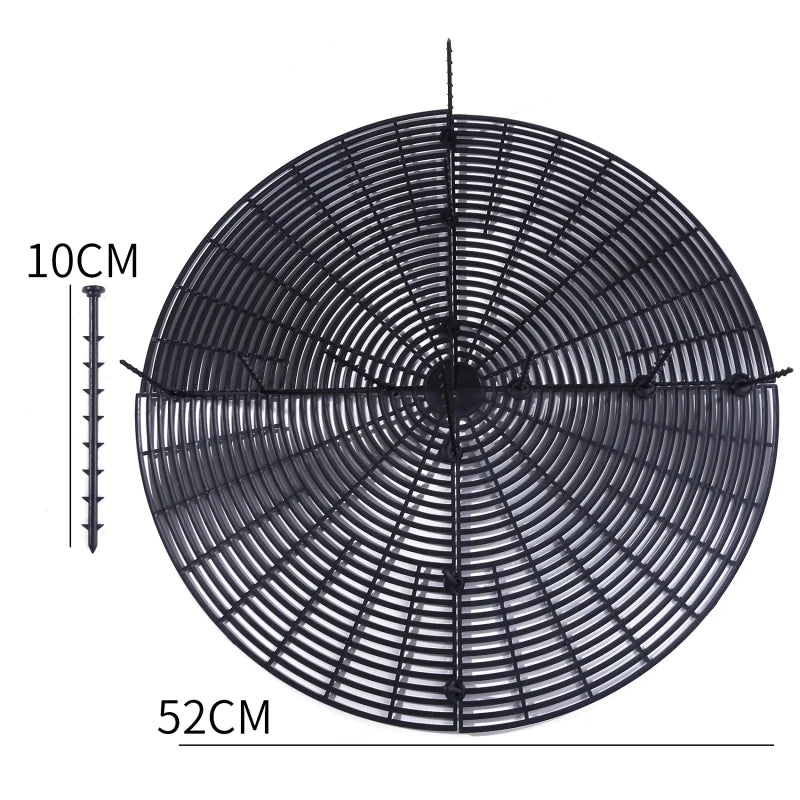 1PC Plant Pot Soil Guard With Nails Plant Pot Grid Flower Pot Cover Baby Safety Mouse Garden Home Plant Protector Repel Cats