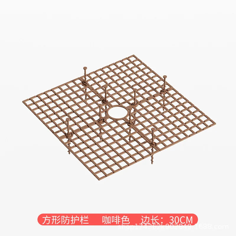 1PC Plant Pot Soil Guard With Nails Plant Pot Grid Flower Pot Cover Baby Safety Mouse Garden Home Plant Protector Repel Cats