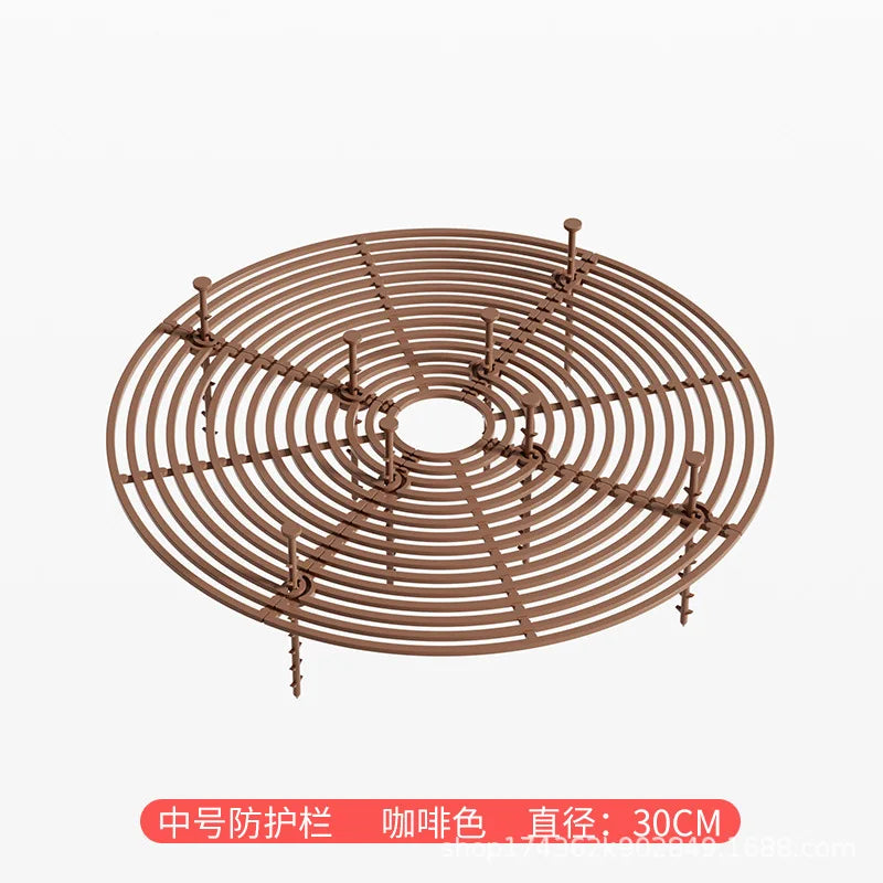 plant pot grid cover 1PC Plant Pot Soil Guard With Nails Plant Pot Grid Flower Pot Cover Ba – Miss Mae's Moss