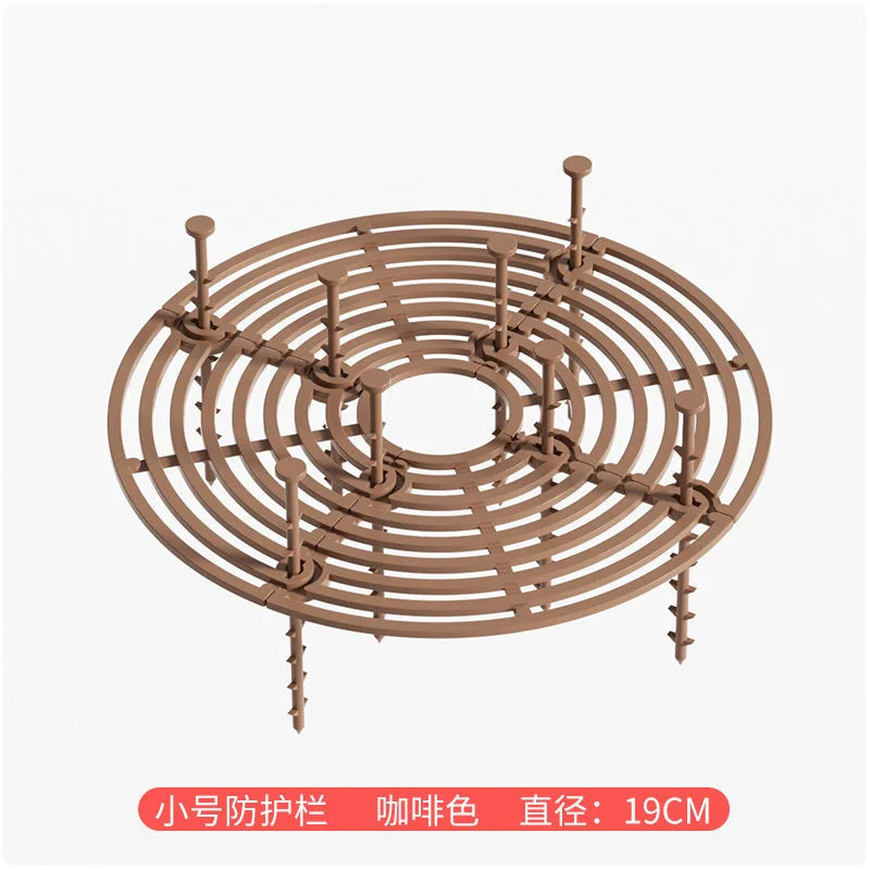 1PC Plant Pot Soil Guard With Nails Plant Pot Grid Flower Pot Cover Baby Safety Mouse Garden Home Plant Protector Repel Cats