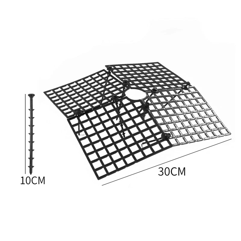 1PC Plant Pot Soil Guard With Nails Plant Pot Grid Flower Pot Cover Baby Safety Mouse Garden Home Plant Protector Repel Cats