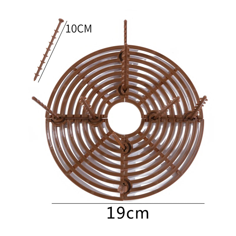 1PC Plant Pot Soil Guard With Nails Plant Pot Grid Flower Pot Cover Baby Safety Mouse Garden Home Plant Protector Repel Cats