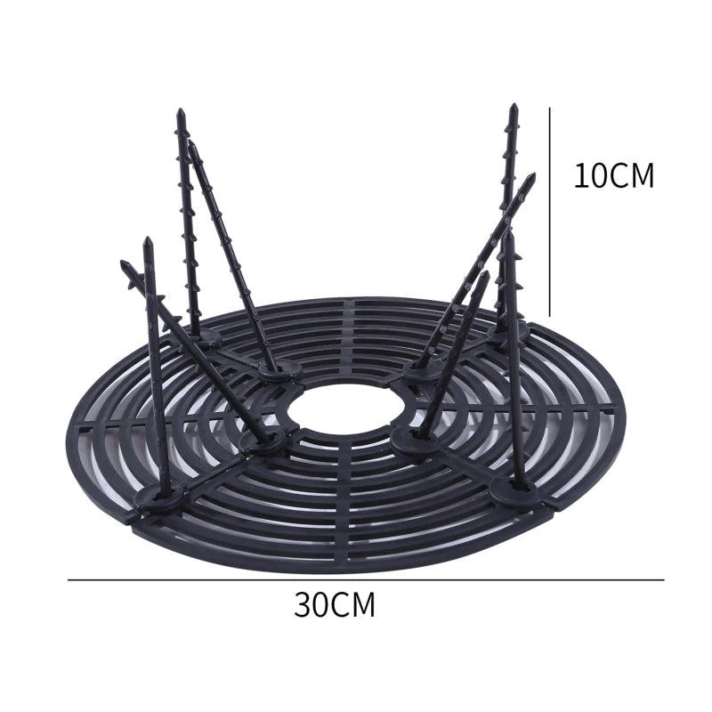 1PC Plant Pot Soil Guard With Nails Plant Pot Grid Flower Pot Cover Baby Safety Mouse Garden Home Plant Protector Repel Cats