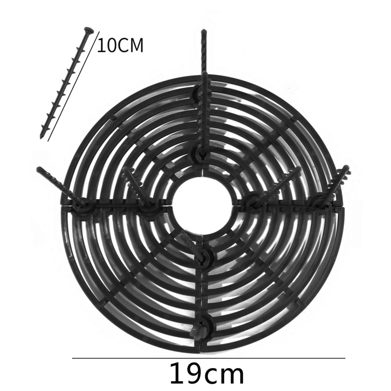 1PC Plant Pot Soil Guard With Nails Plant Pot Grid Flower Pot Cover Baby Safety Mouse Garden Home Plant Protector Repel Cats