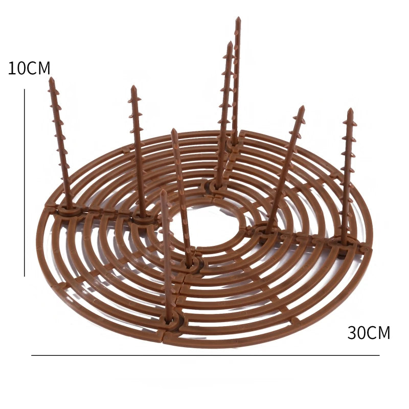 1PC Plant Pot Soil Guard With Nails Plant Pot Grid Flower Pot Cover Baby Safety Mouse Garden Home Plant Protector Repel Cats